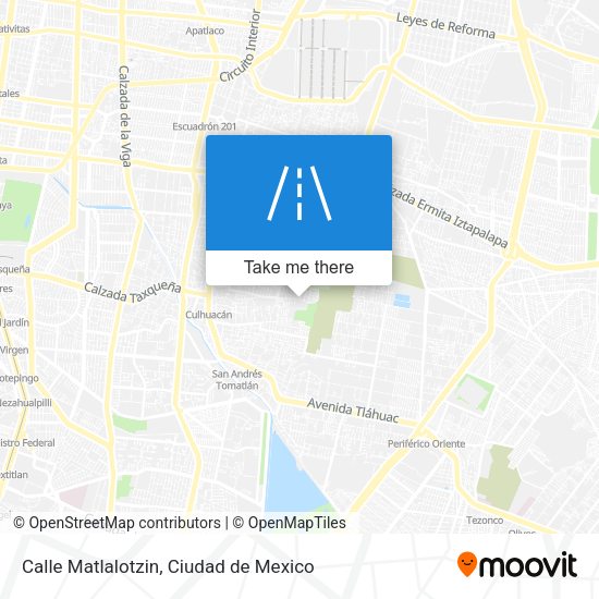 Mapa de Calle Matlalotzin