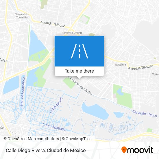 Calle Diego Rivera map