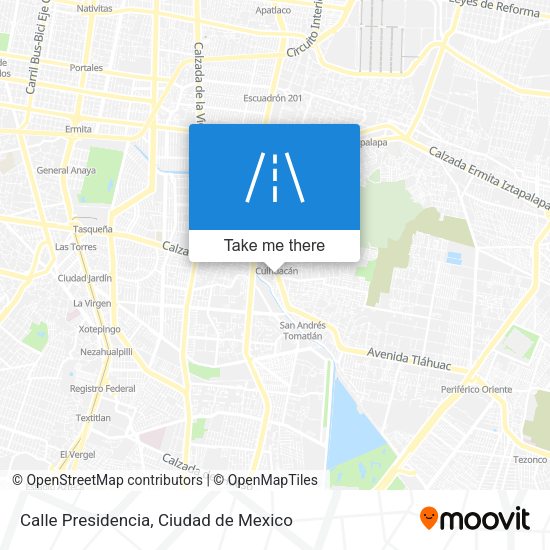 Calle Presidencia map
