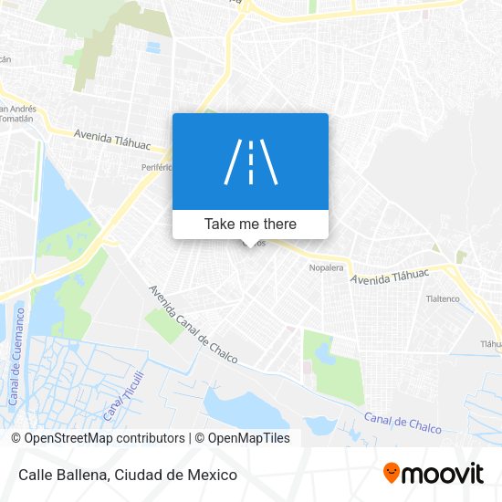 Calle Ballena map