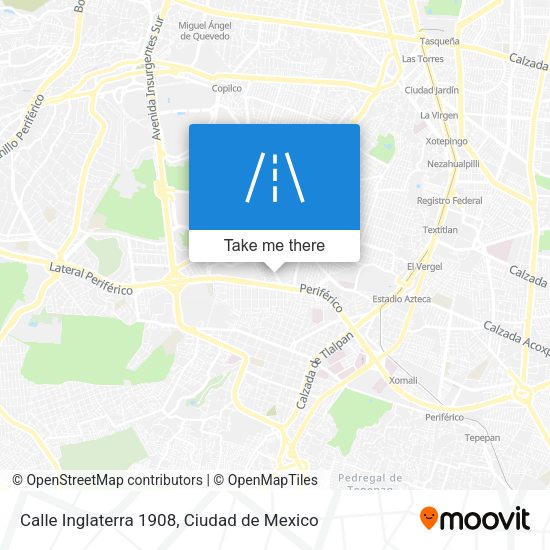 Mapa de Calle Inglaterra 1908