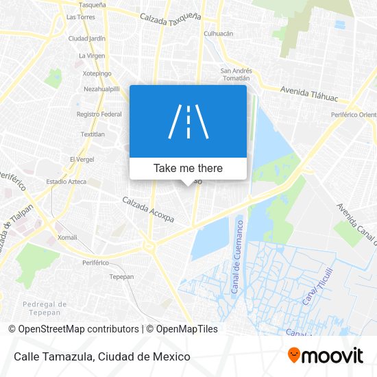 Calle Tamazula map