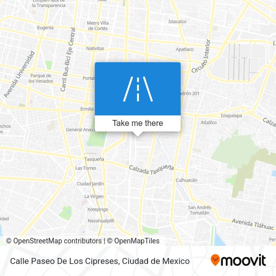 Mapa de Calle Paseo De Los Cipreses