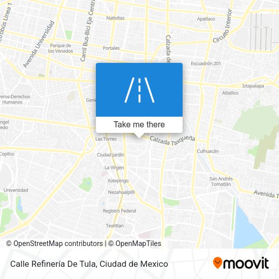 Calle Refinería De Tula map