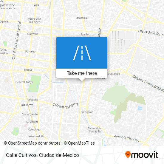Mapa de Calle Cultivos