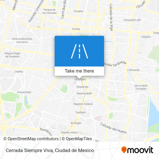 Cerrada Siempre Viva map