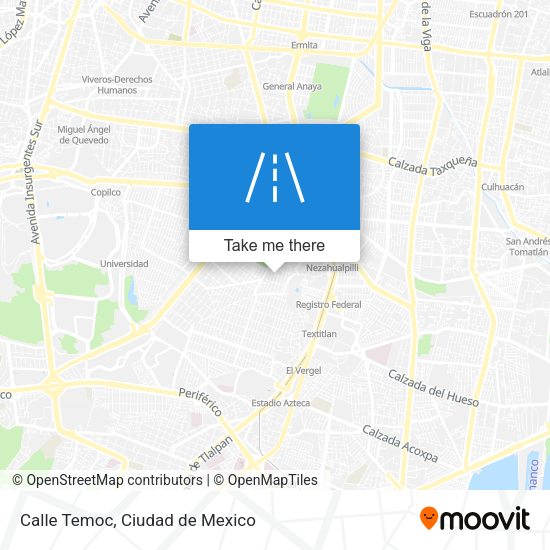 Mapa de Calle Temoc