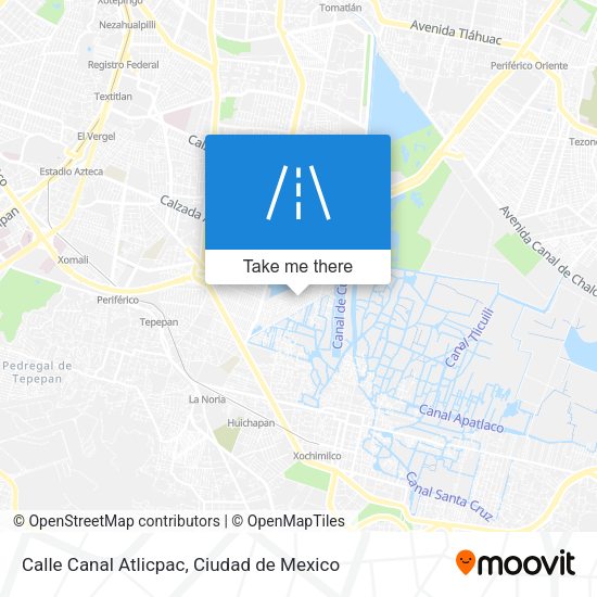 Mapa de Calle Canal Atlicpac