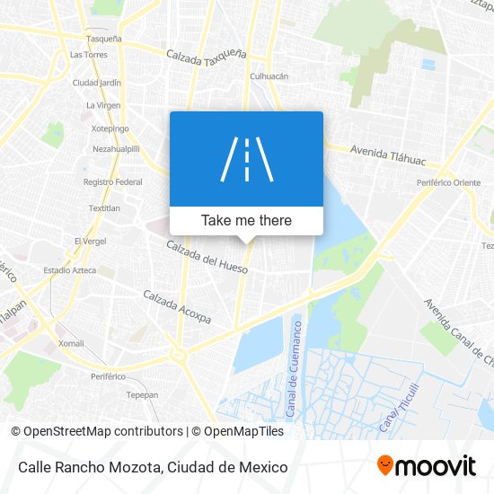 Calle Rancho Mozota map