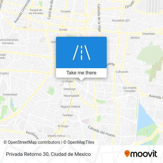 Privada Retorno 30 map