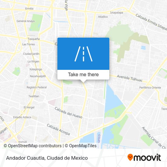 Andador Cuautla map