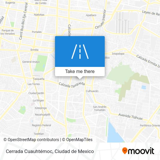 Cerrada Cuauhtémoc map