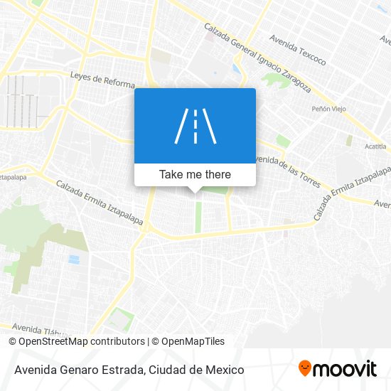 Avenida Genaro Estrada map