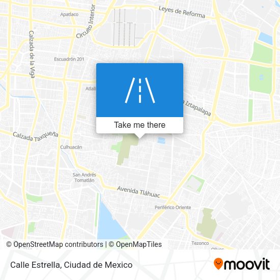 Mapa de Calle Estrella