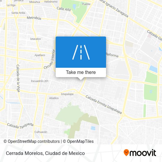 Cerrada Morelos map