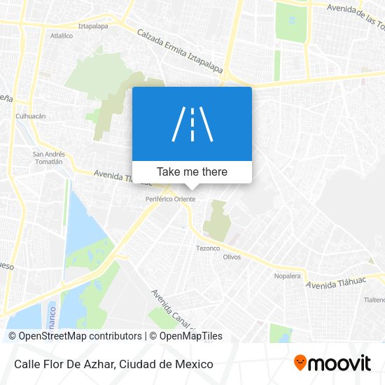Calle Flor De Azhar map