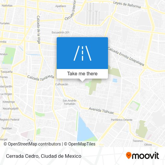 Mapa de Cerrada Cedro