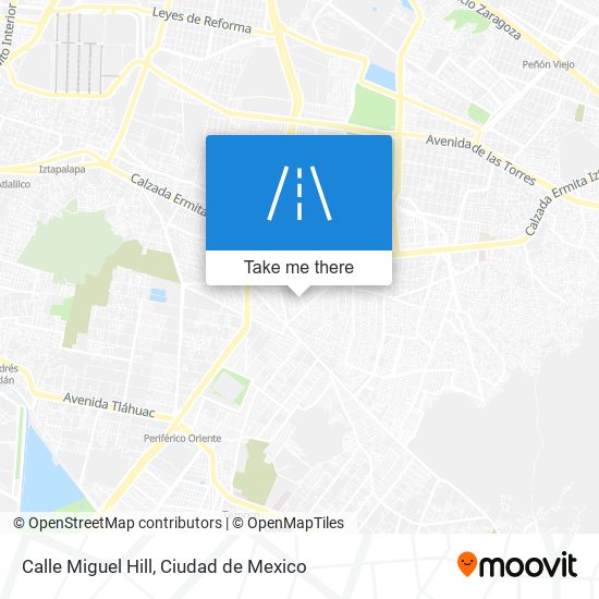 Calle Miguel Hill map