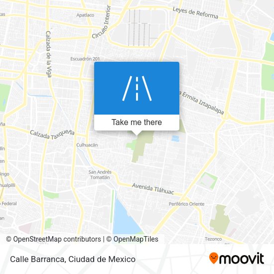 Mapa de Calle Barranca