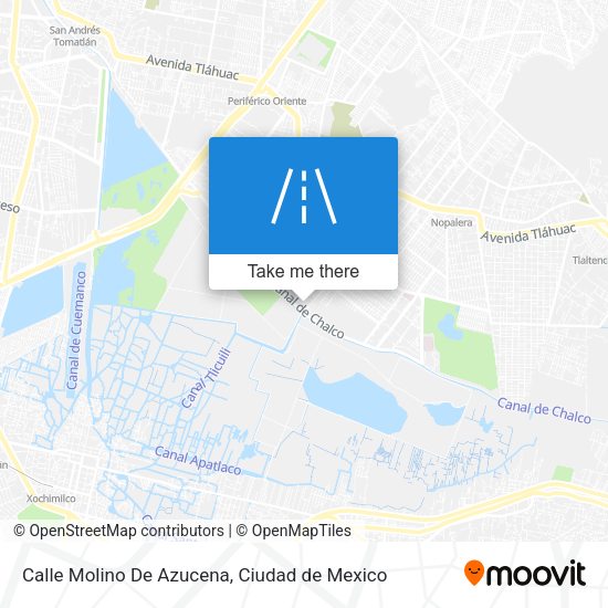 Mapa de Calle Molino De Azucena