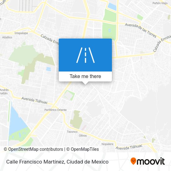 Mapa de Calle Francisco Martínez