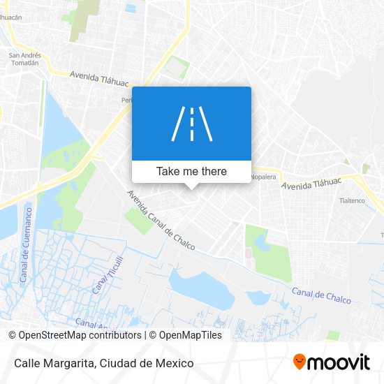 Mapa de Calle Margarita