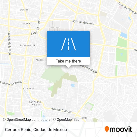 Cerrada Renio map