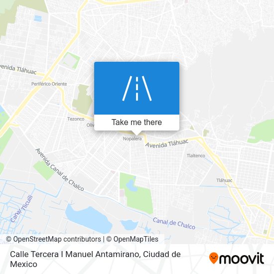 Calle Tercera I Manuel Antamirano map