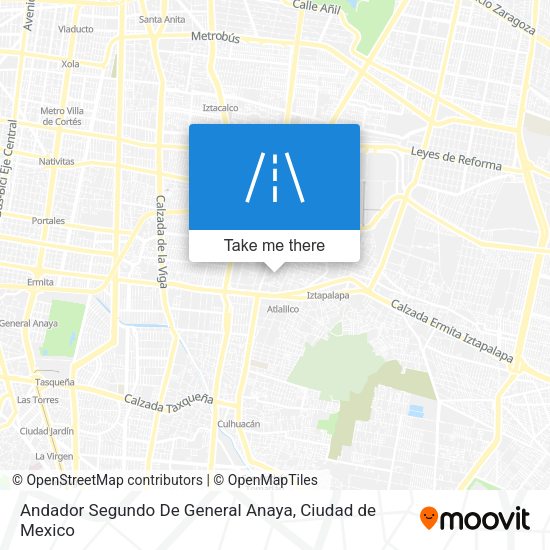 Mapa de Andador Segundo De General Anaya