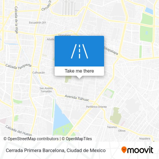 Mapa de Cerrada Primera Barcelona