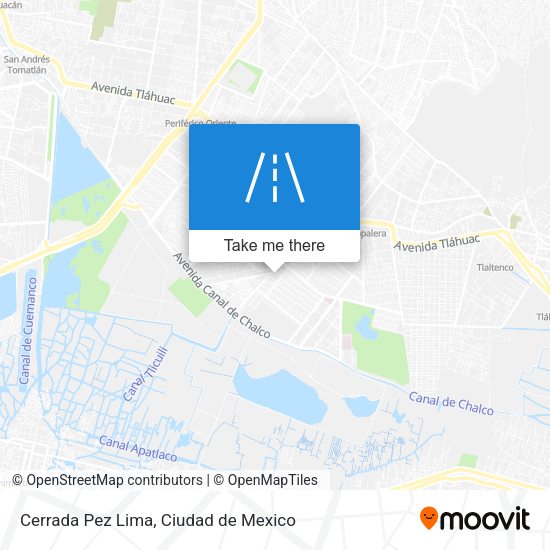Cerrada Pez Lima map