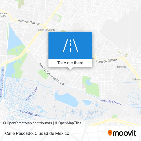 Calle Pescado map