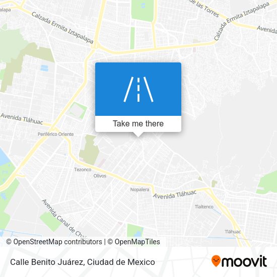 Mapa de Calle Benito Juárez