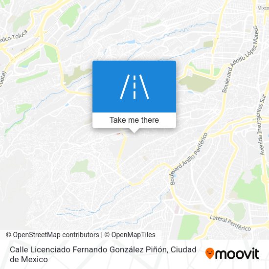Calle Licenciado Fernando González Piñón map