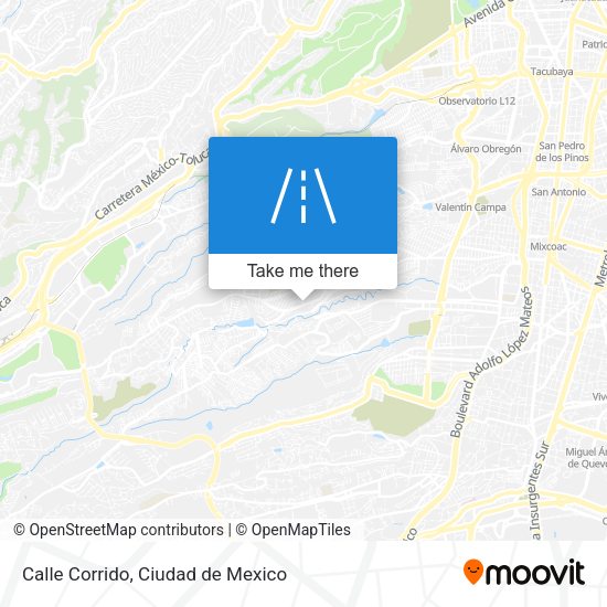 Calle Corrido map