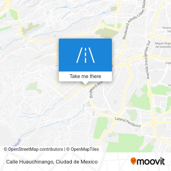 Calle Huauchinango map