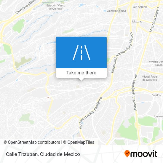 Calle Titzupan map