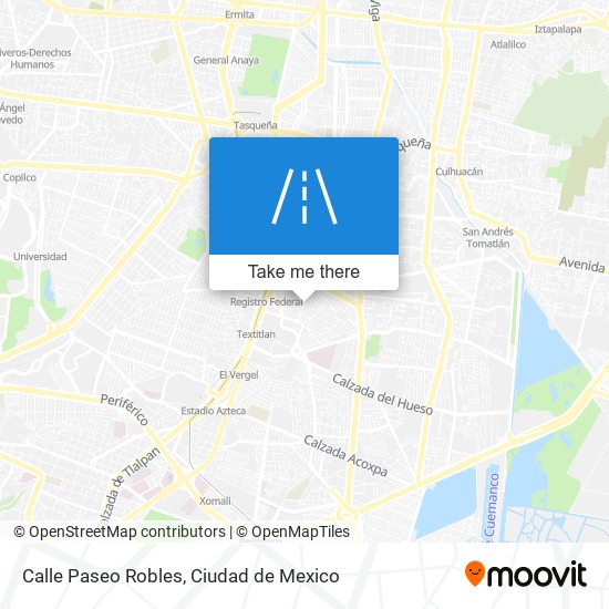 Calle Paseo Robles map