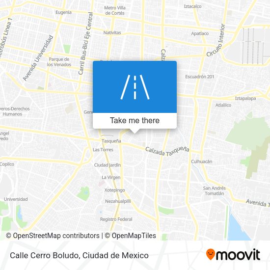 Calle Cerro Boludo map