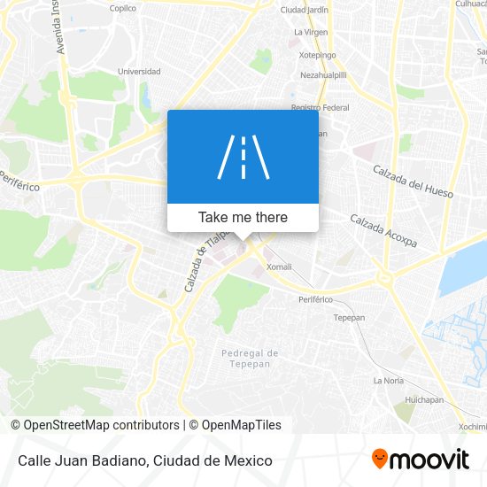 Calle Juan Badiano map
