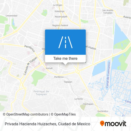 Privada Hacienda Huizaches map