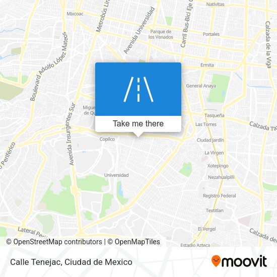 Calle Tenejac map
