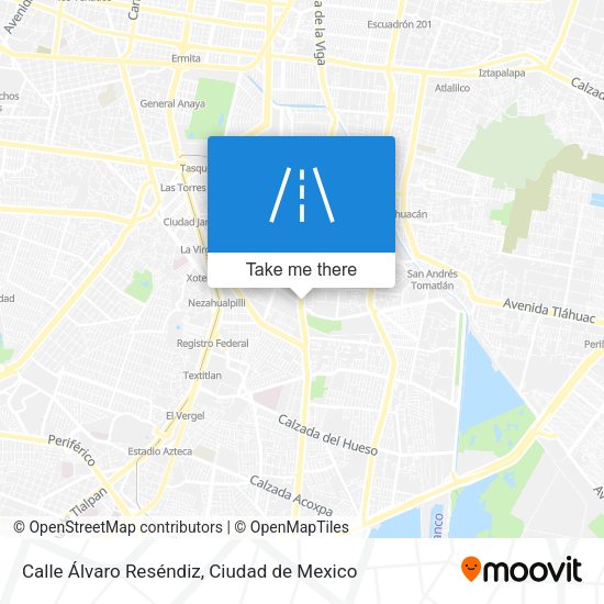 Calle Álvaro Reséndiz map