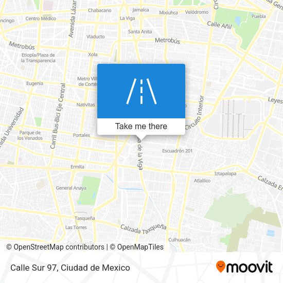 Mapa de Calle Sur 97