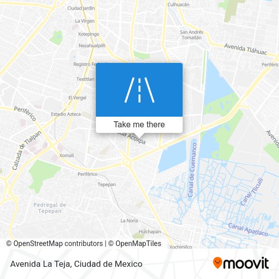 Mapa de Avenida La Teja