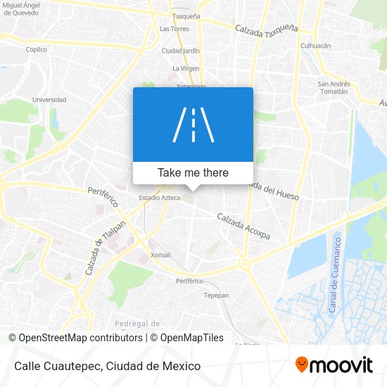 Calle Cuautepec map