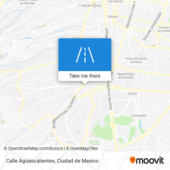 Mapa de Calle Aguascalientes