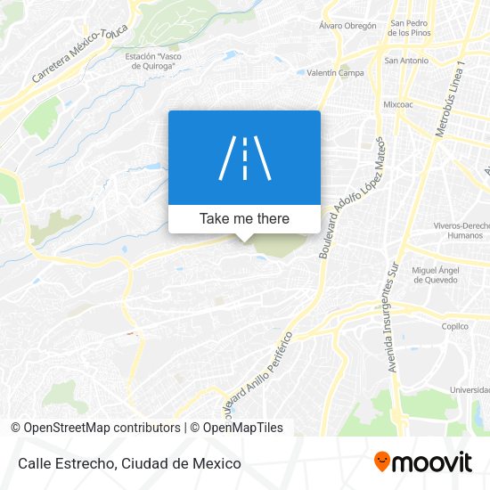 Calle Estrecho map
