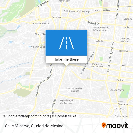 Calle Minerva map