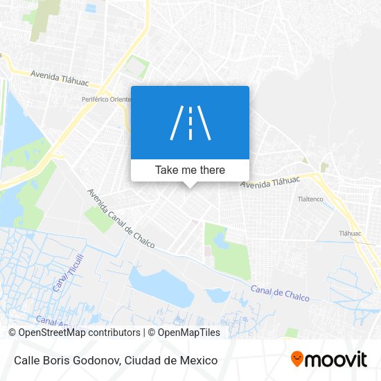 Calle Boris Godonov map